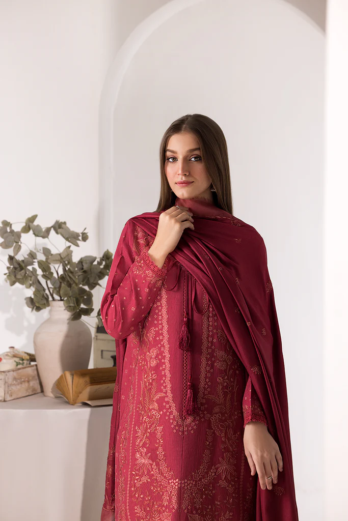 Sobia Nazir Winter Shawl | 6A - Image 4