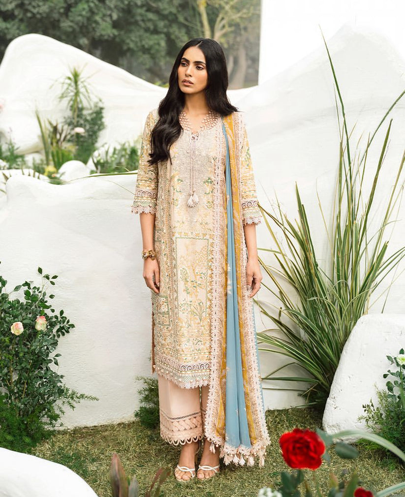 Sana Safinaz Muzlin Lawn | Spring V1 2023 | 29B (GZ-271) - Image 3