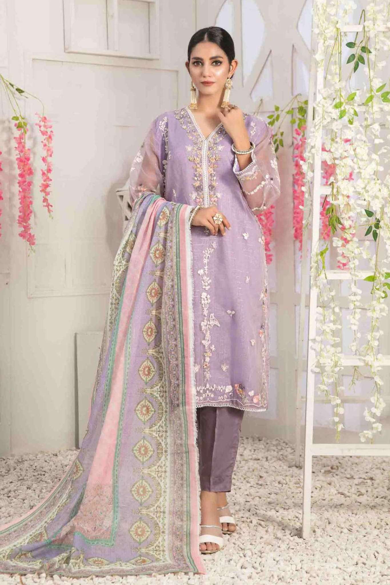 Amal by Tawakkal Unstitched 3 Piece AO-7555 (GZ-286)