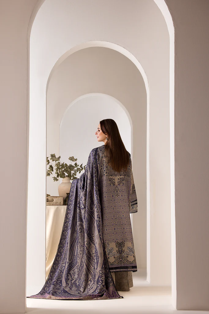 Sobia Nazir Winter Shawl | 7B - Image 2