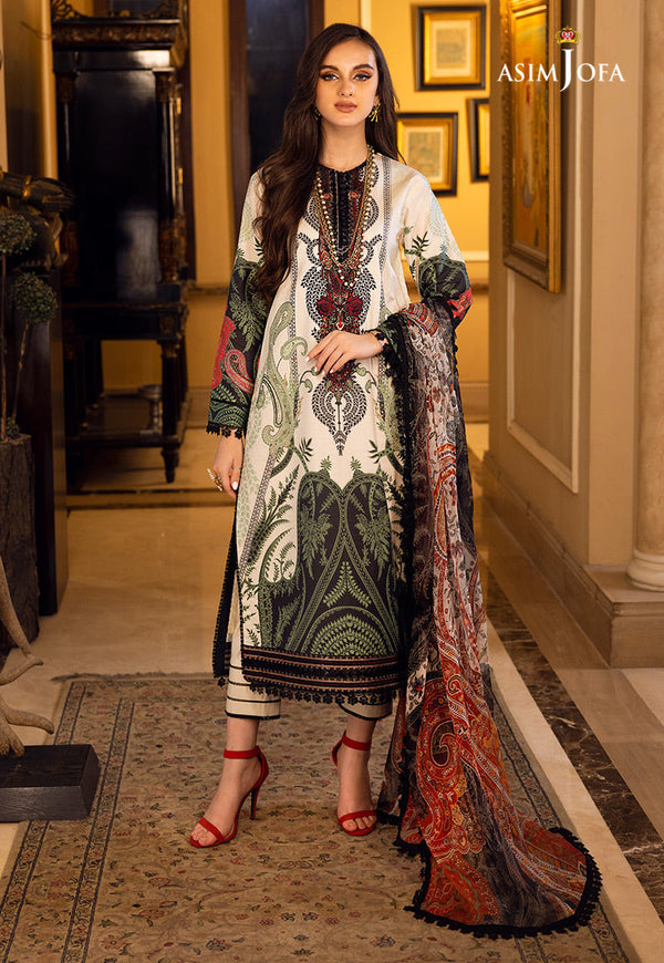 AJAA-11 EMBROIDERED LAWN 3 PCS (GZ-293)