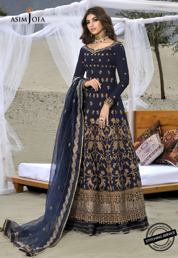 Alternative view of Asim Jofa Shehr-e-Yaar Luxury Lawn Collection – AJSL-18 (GZ-179)