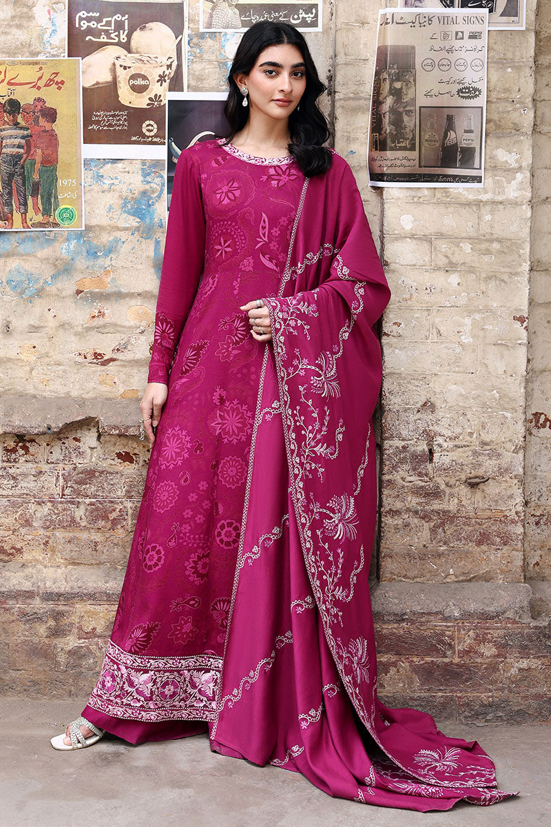 Cross Stitch Khaddar & Linen'25 || FUCHSIA THREAD