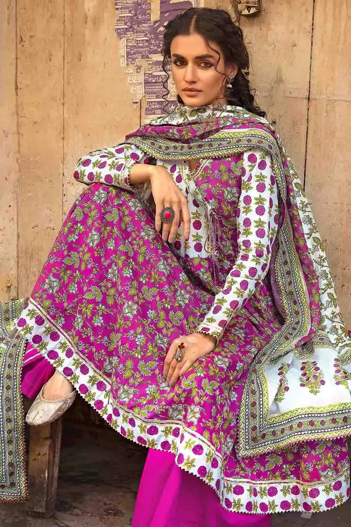 3 Piece Lawn Unstitched Printed Suit CL-32463 B (GZ-231)