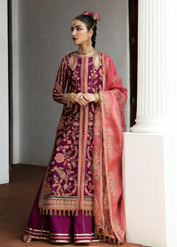 Hussain Rehar Roshan Luxury Lawn Collection 2023 – Gul (GZ-240)