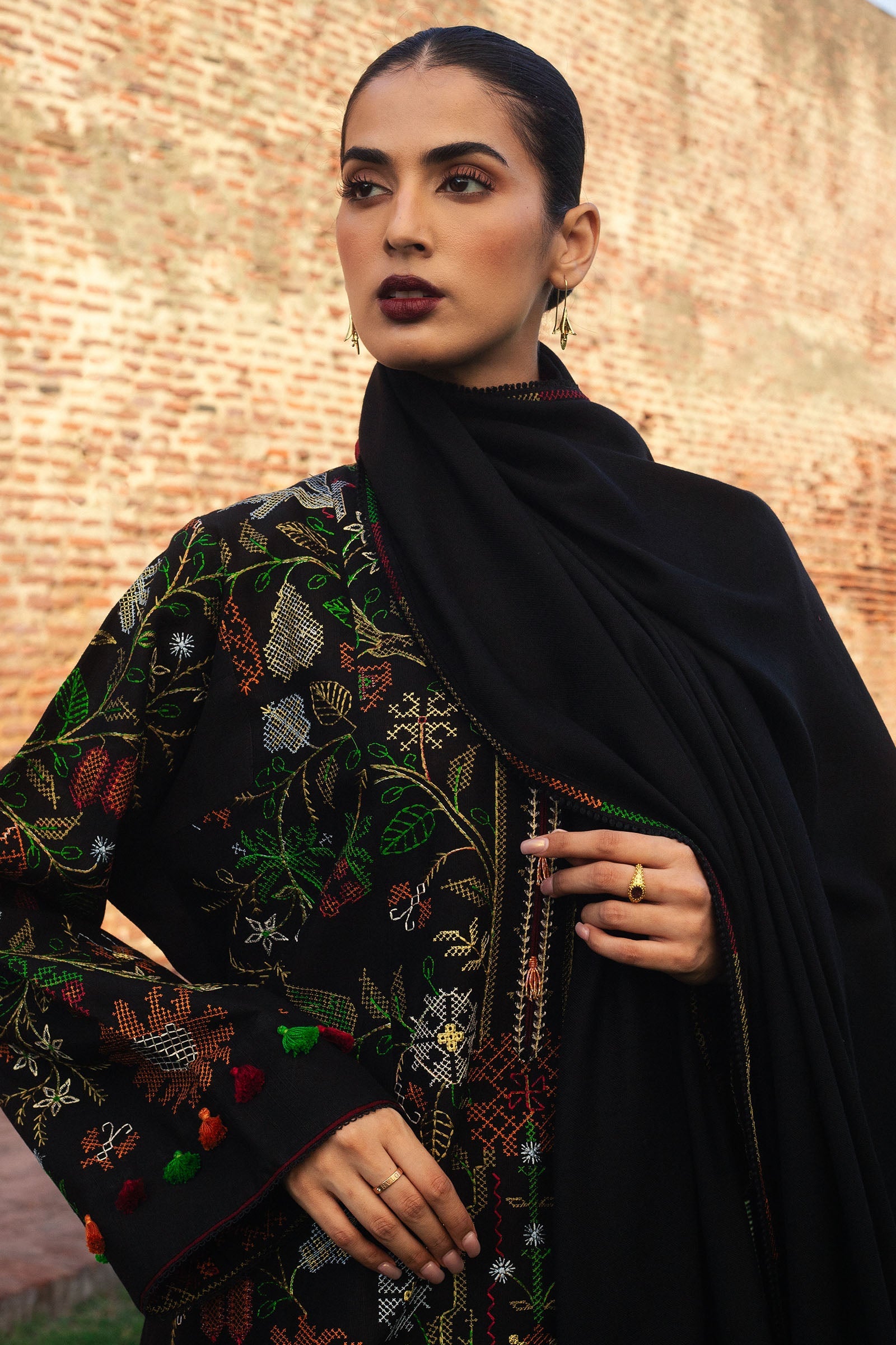 Zara Shahjahan Winter Collection | LALEH-D4 - Image 4