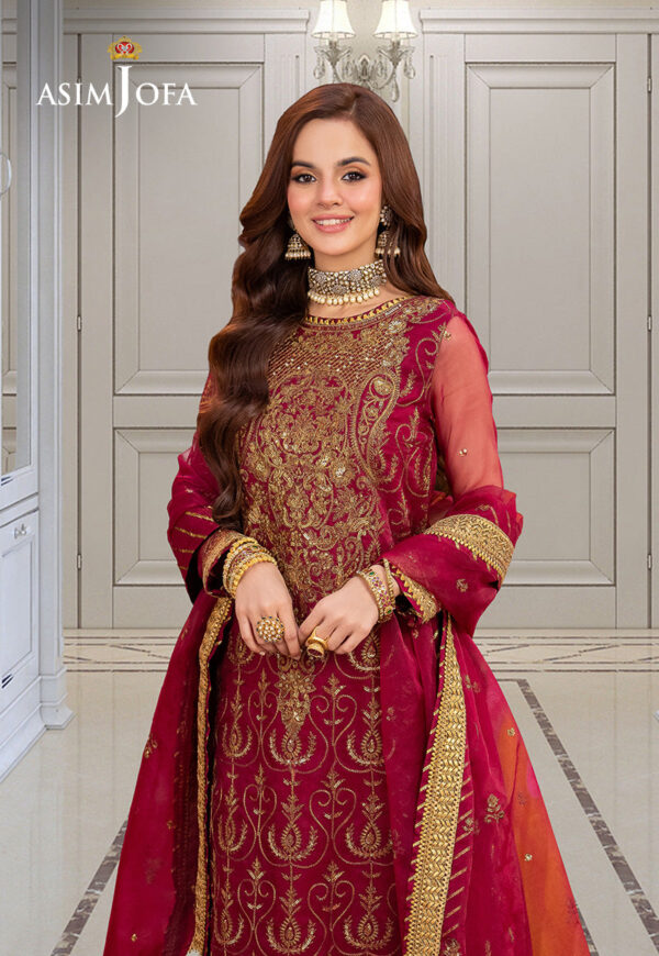 Alternative view of Asim Jofa Festive Luxe Collection   | AJEM-23