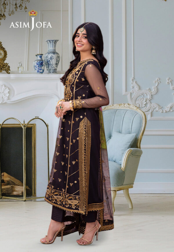 Alternative view of Asim Jofa Festive Luxe Collection   | AJEM-04