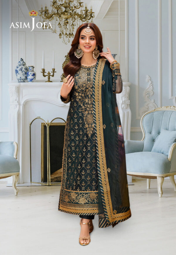 Asim Jofa Festive Luxe Collection   | AJEM-25
