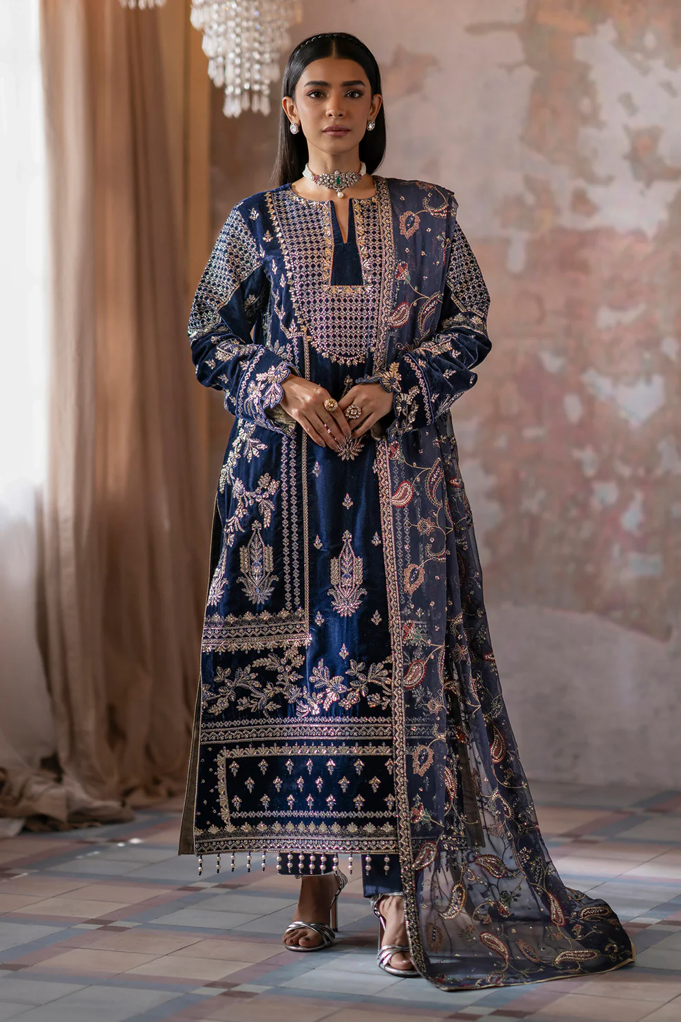Emaan Adeel Velvet Collection | Roshni