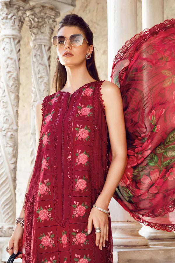Alternative view of Maria B Unstitched Lawn Eid Collection D-5 (GZ-184)