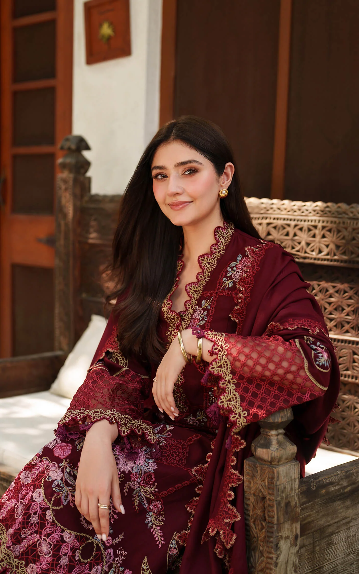 Asifa Nabeel Embroidered Winter'25 || Mira LWC25-05 - Image 4