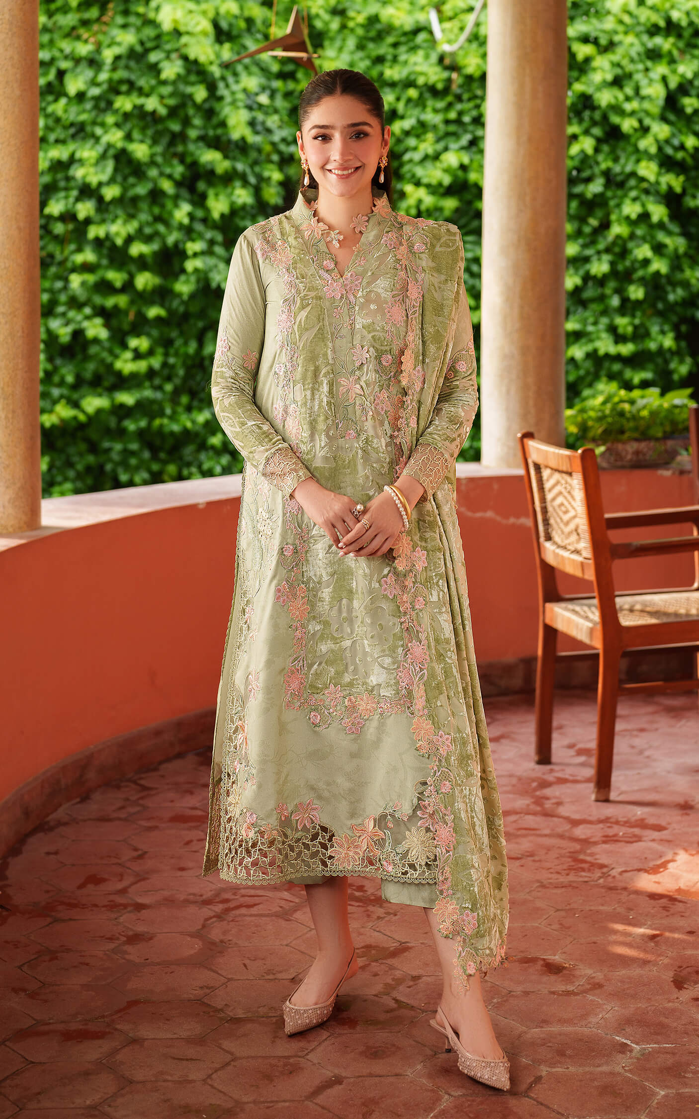 Asifa Nabeel Embroidered Winter'25 || Noir LWC25-04