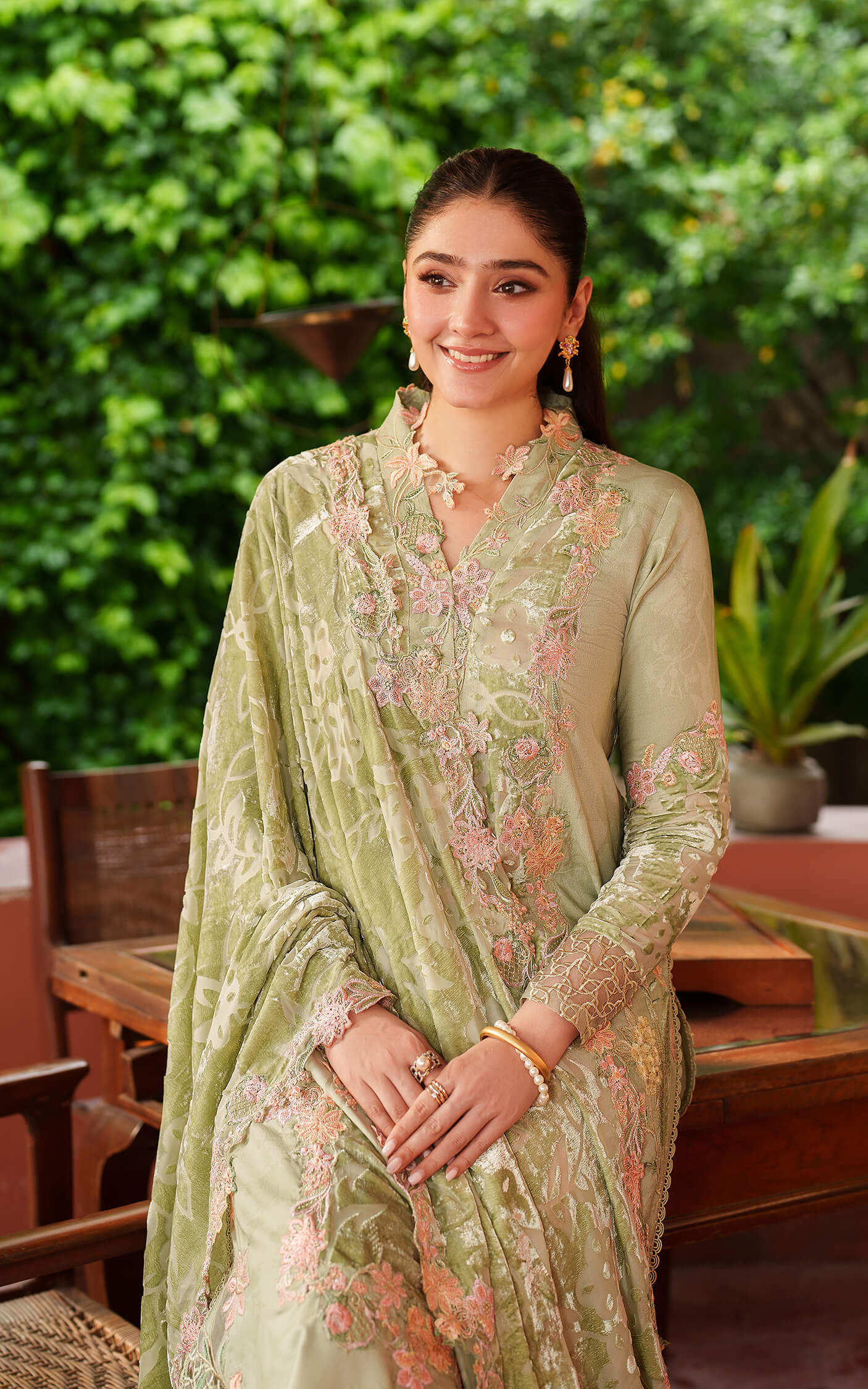 Asifa Nabeel Embroidered Winter'25 || Noir LWC25-04 - Image 3