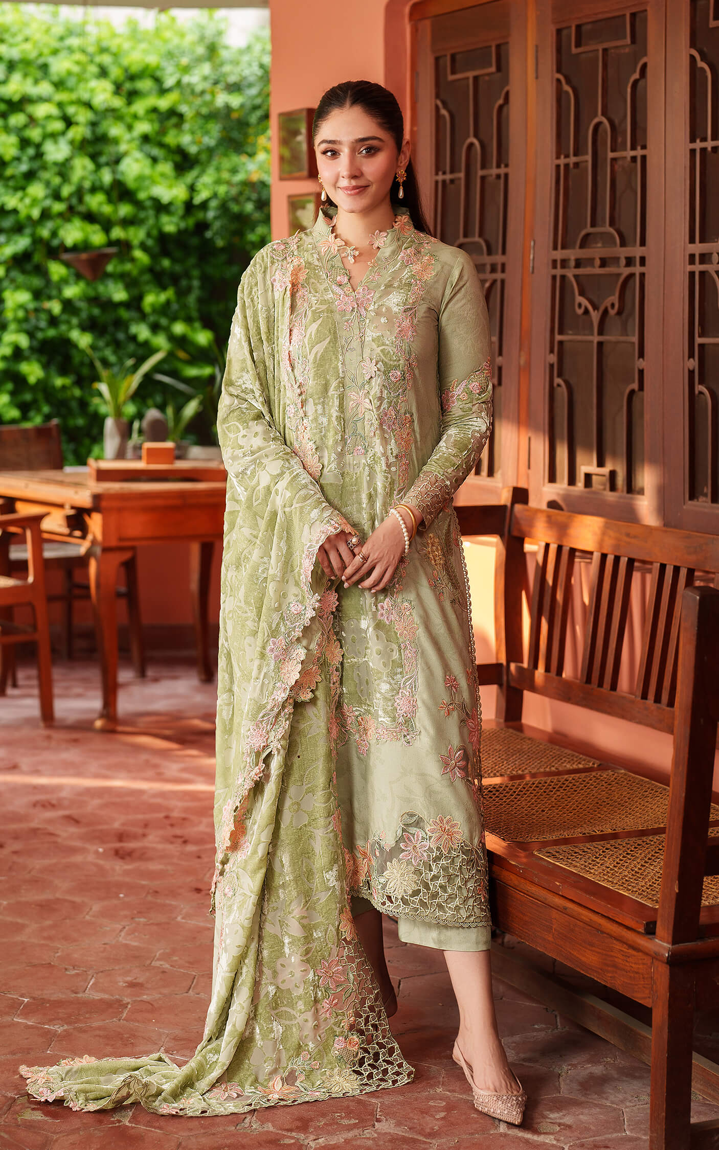 Asifa Nabeel Embroidered Winter'25 || Noir LWC25-04 - Image 6