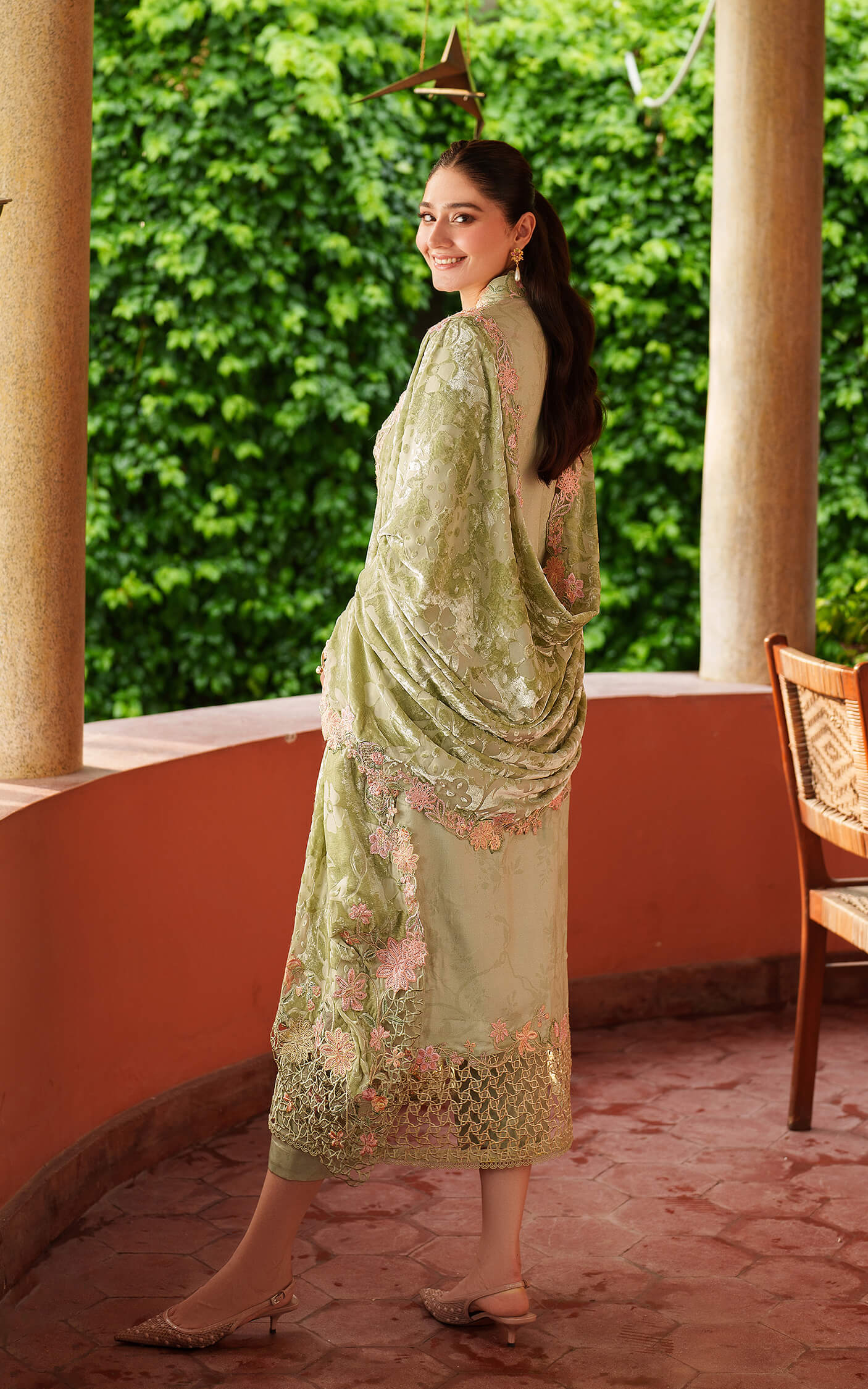 Asifa Nabeel Embroidered Winter'25 || Noir LWC25-04 - Image 7