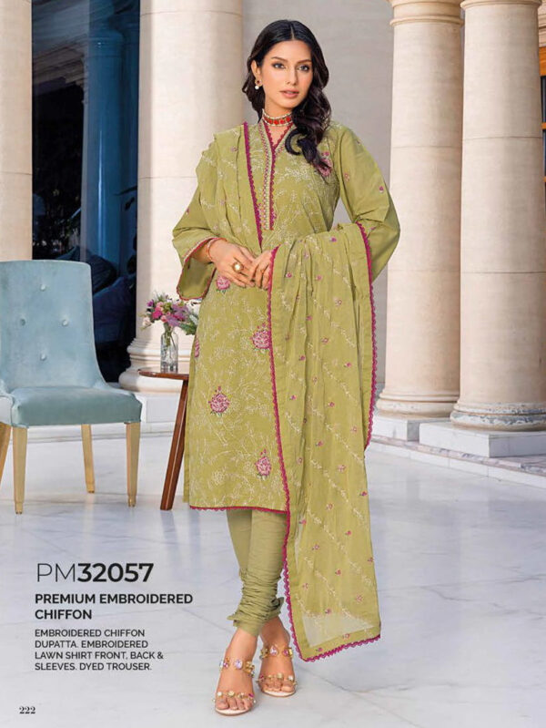 GulAhmed Summer Premium Embroidered Lawn PM-32057 (GZ-291)