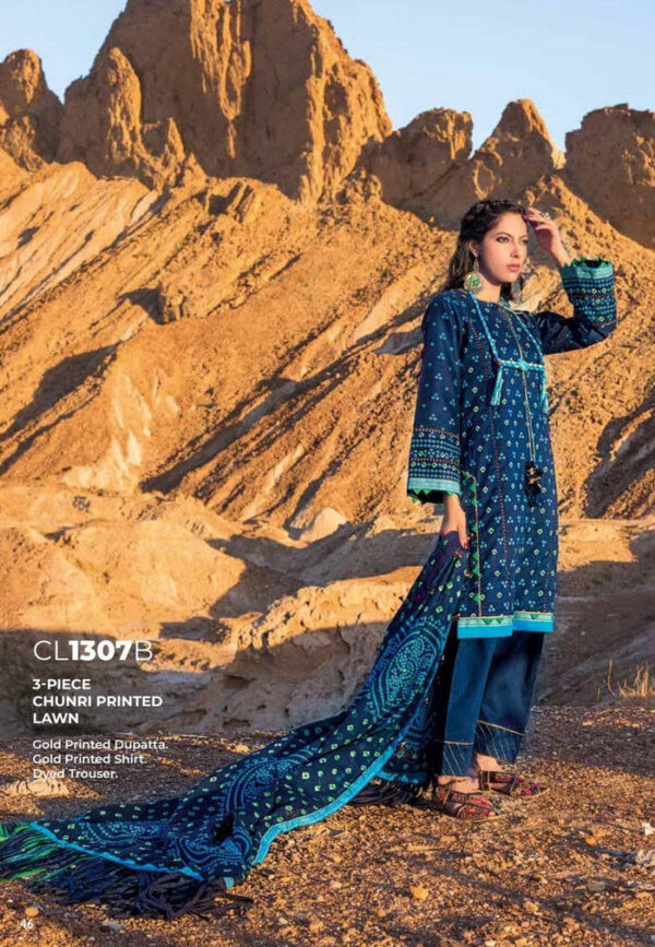 Gul Ahmed Basics Lawn CL 1307 B (GZ-310)