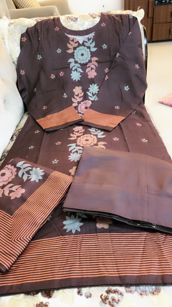 Salwar Kameez | Large Size - Fully Stitched | GZ | OS-006 - Image 2