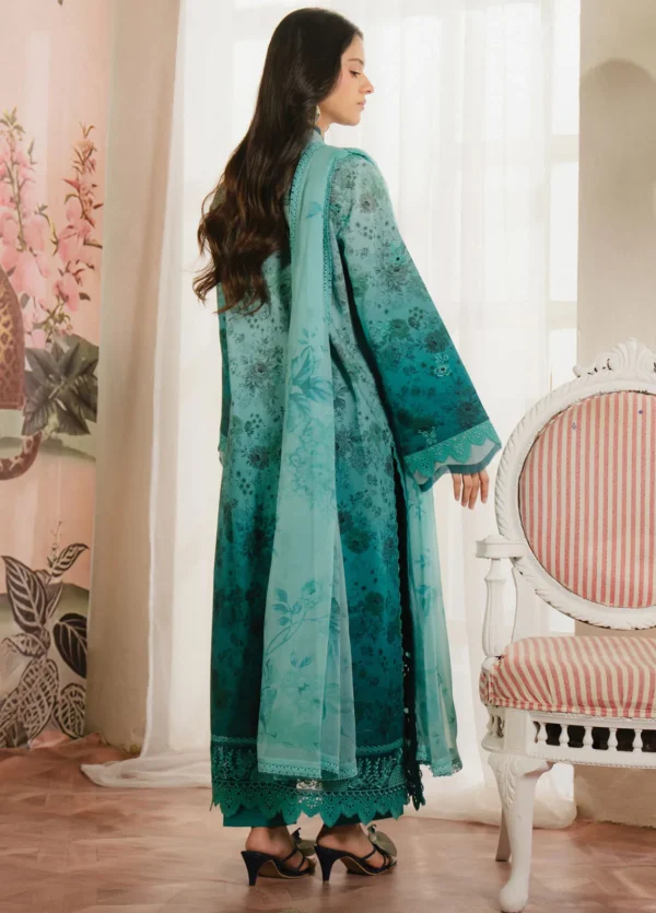 Alternative view of Ayzel by Afrozeh Printed Lawn Suit | D-9