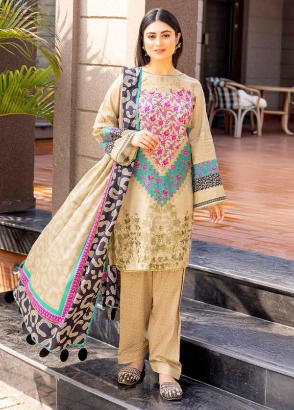 Basant By Charizma Embroidered Lawn Suits Unstitched 3 Piece CRZ23B CBL-04 (GZ-253)
