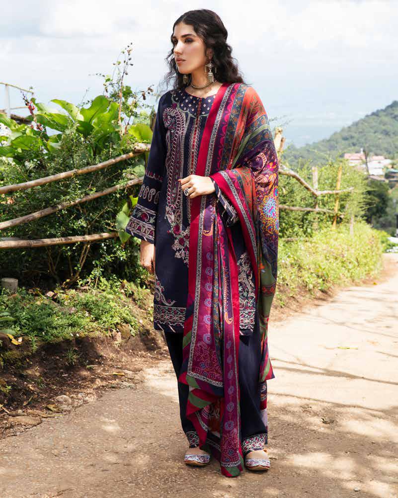Zara Shahjahan Winter Shawl | MEHRNAZ
