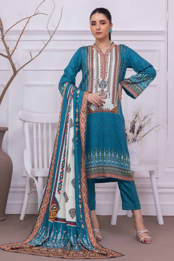 Gulahmed Printed Linen with Printed Linen Dupatta WNS-32217 B Winter Collection Vol 3 | GZ-29