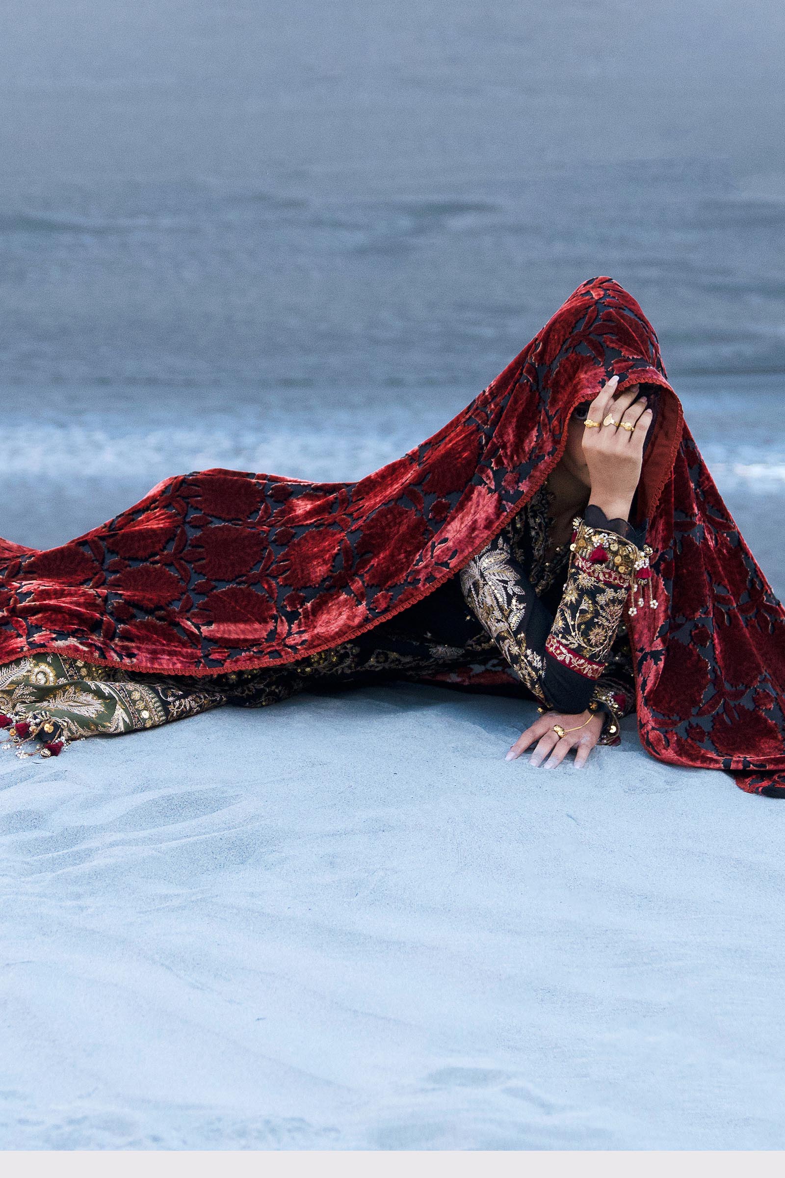 Sana Safinaz Winter Shawl | S241-001A - Image 3