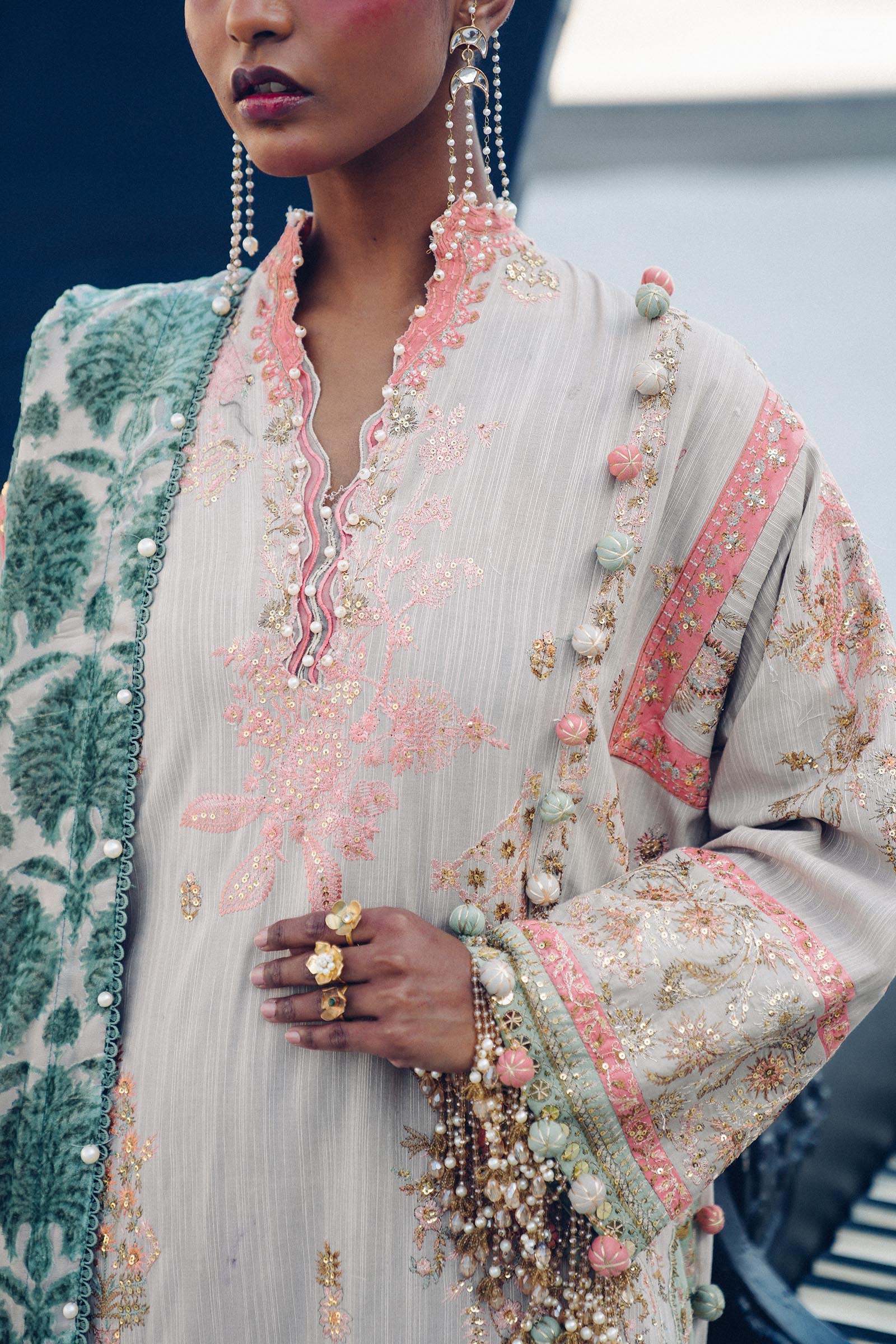 Sana Safinaz Winter Shawl | S241-001B - Image 2