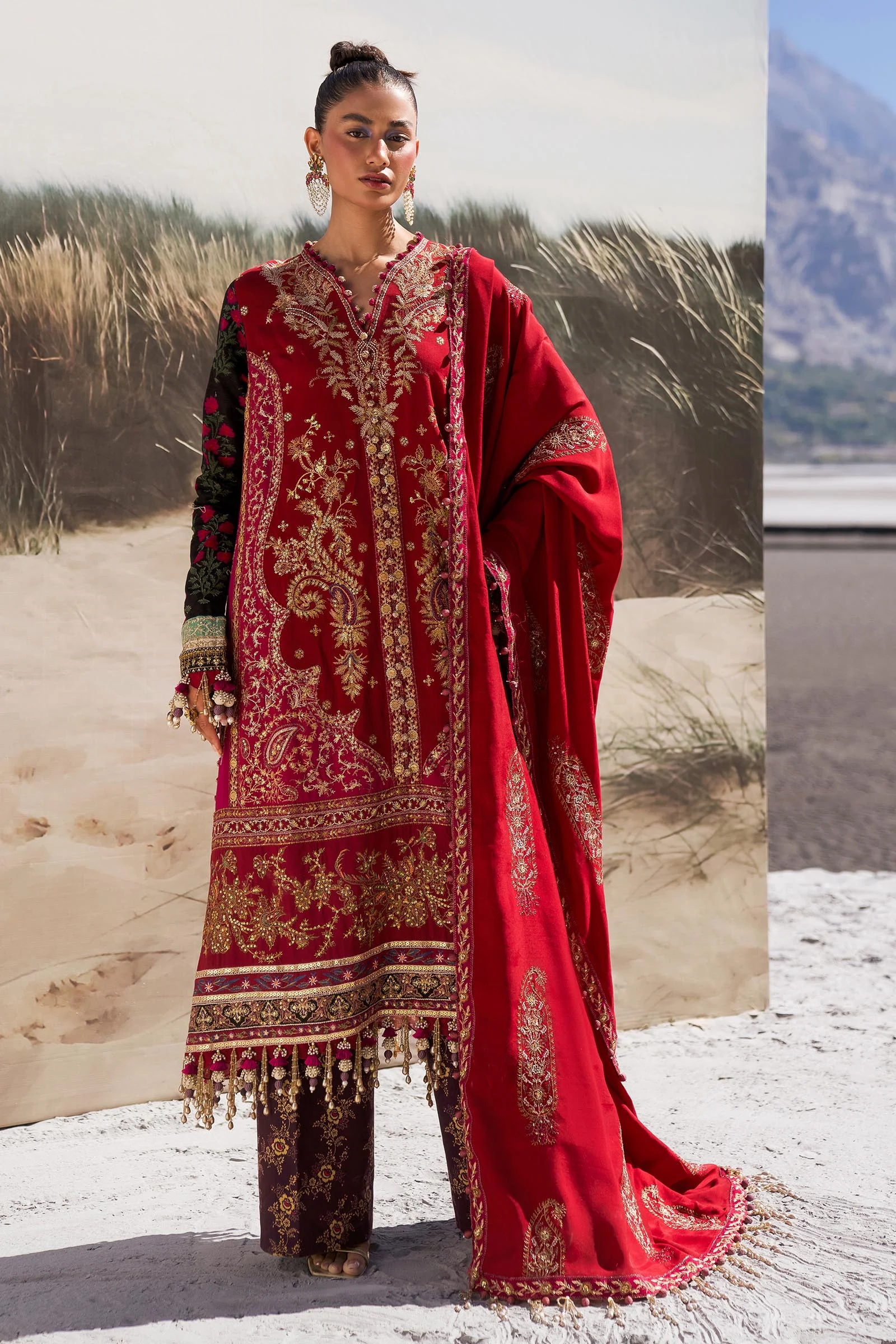 Sana Safinaz Winter Shawl | S241-002A