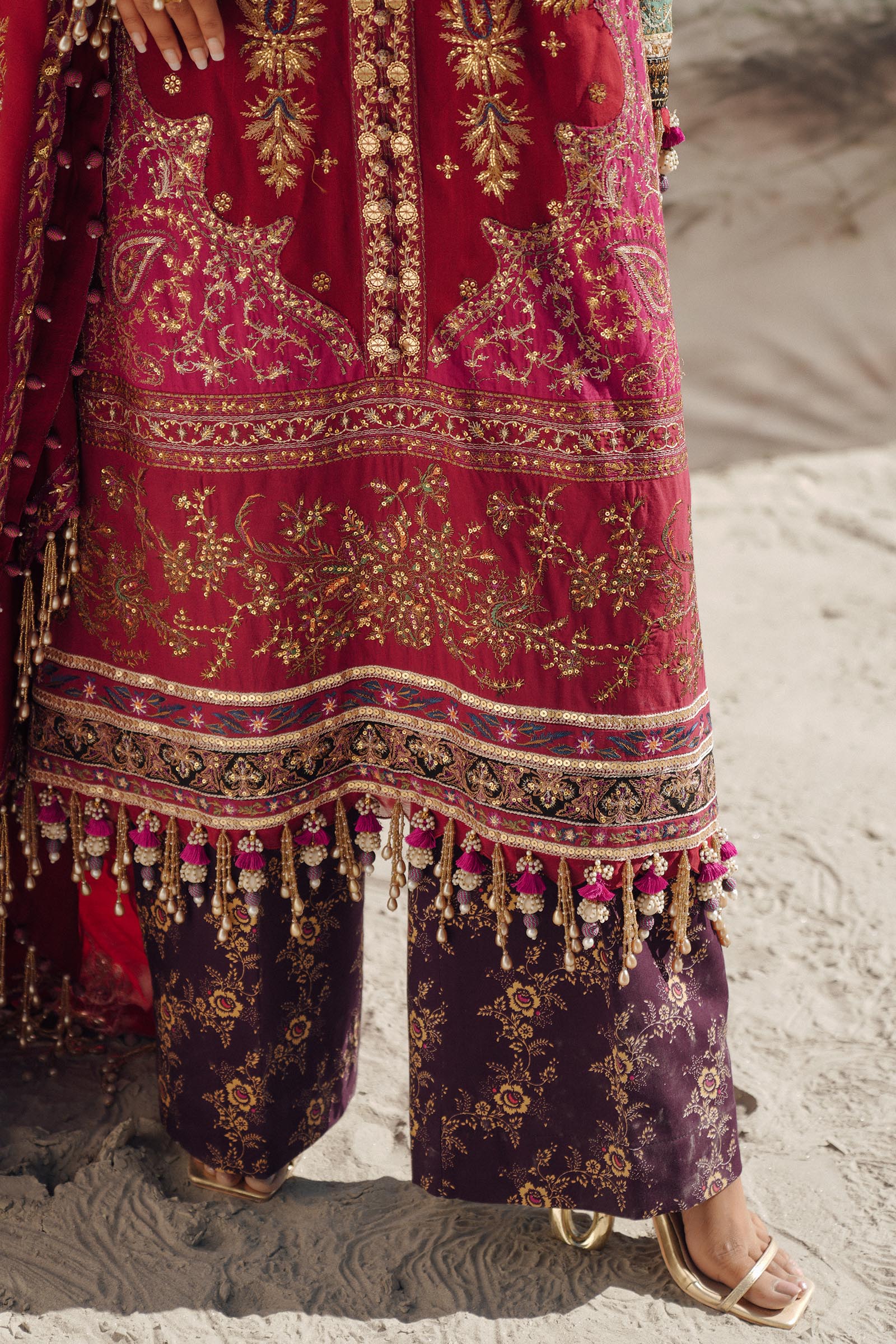 Sana Safinaz Winter Shawl | S241-002A - Image 6