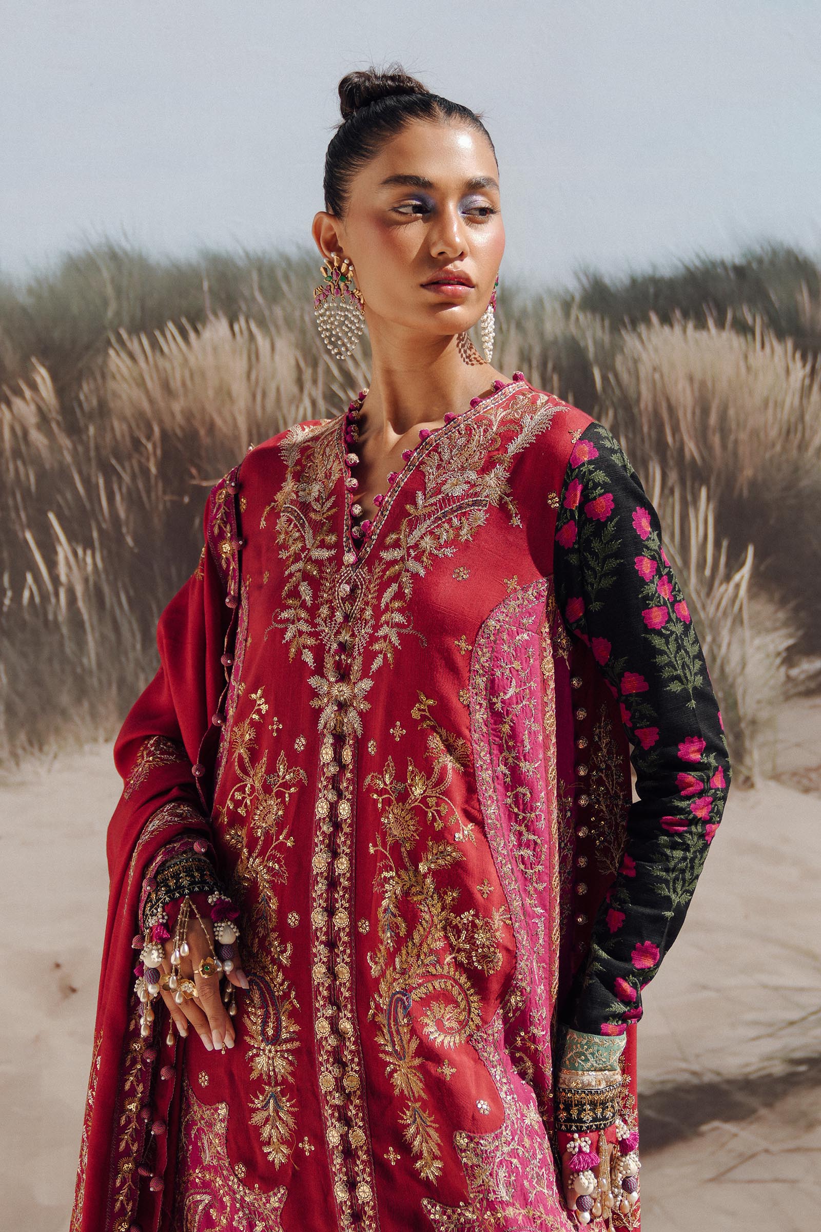 Sana Safinaz Winter Shawl | S241-002A - Image 5