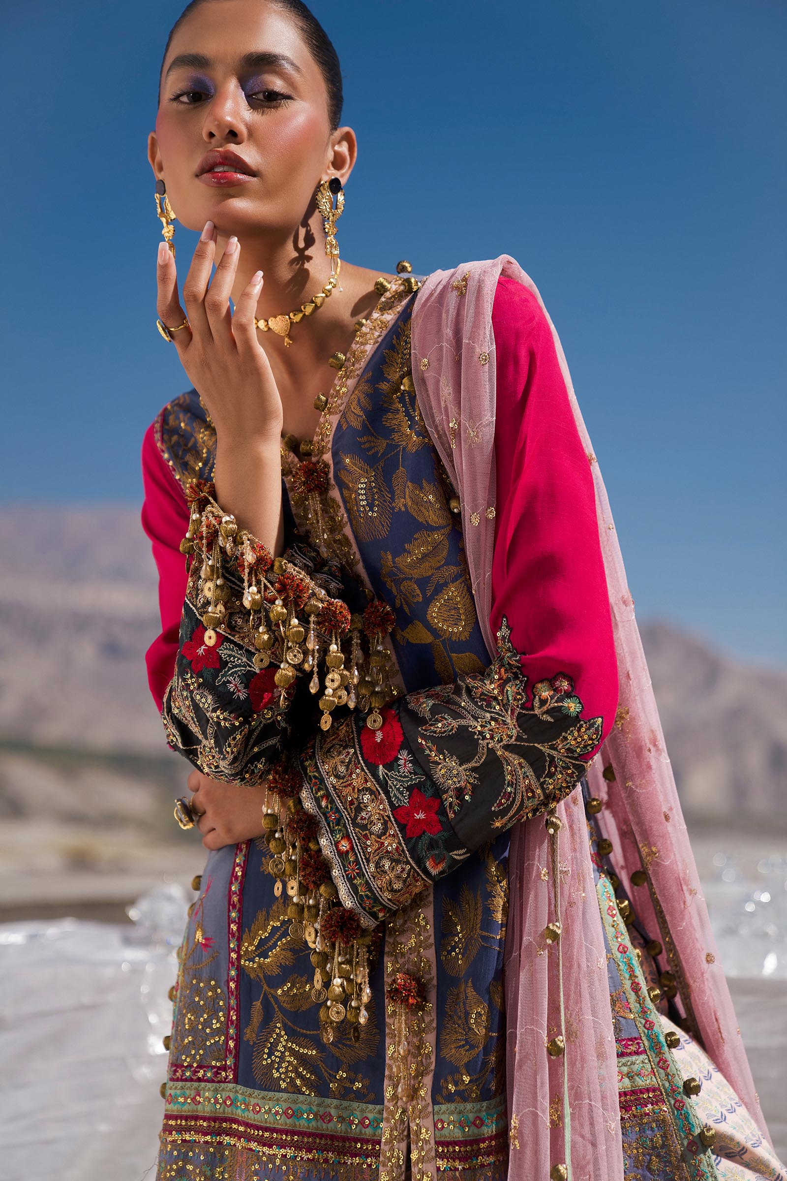 Sana Safinaz Winter Shawl | S241-004B - Image 3