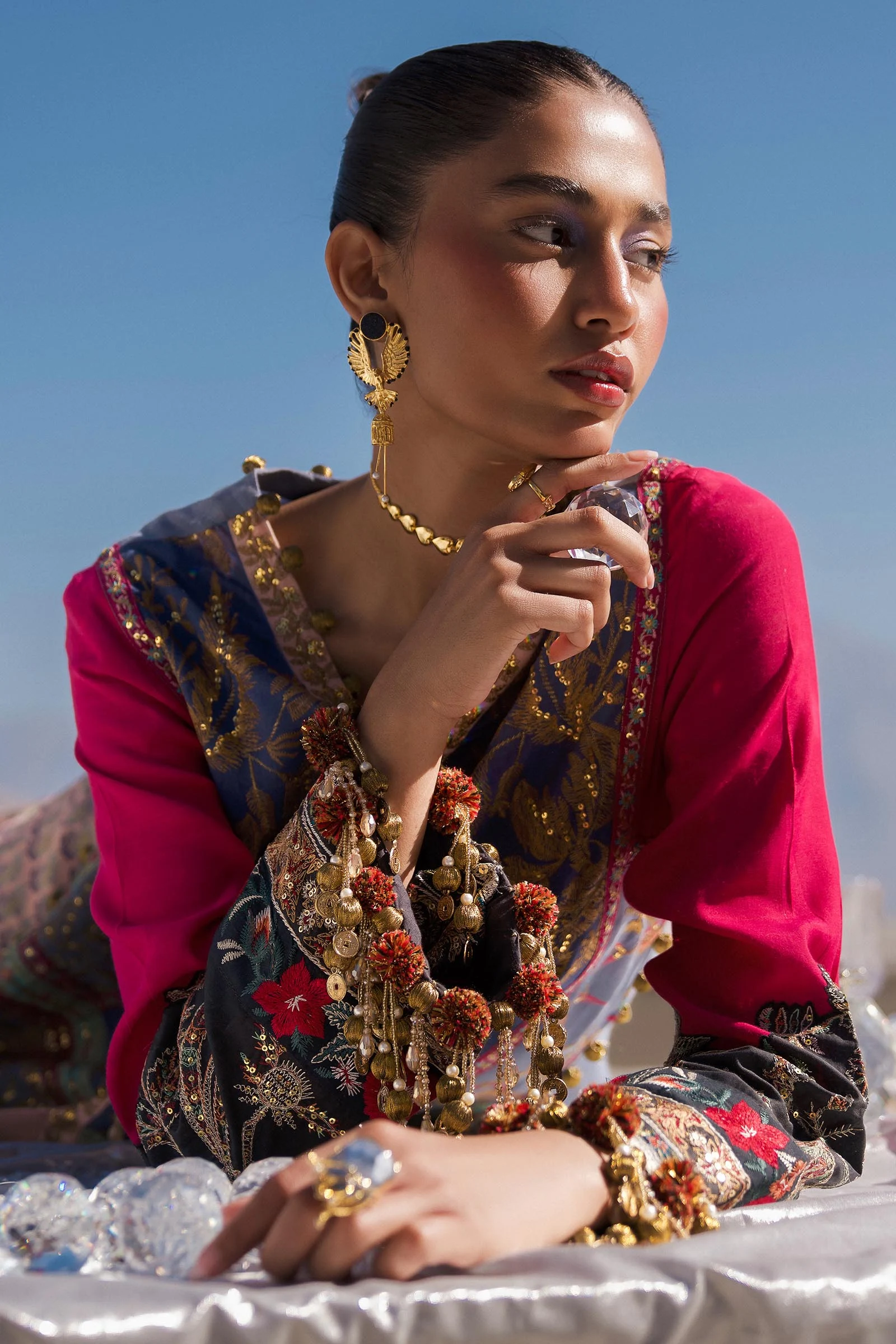 Sana Safinaz Winter Shawl | S241-004B - Image 4