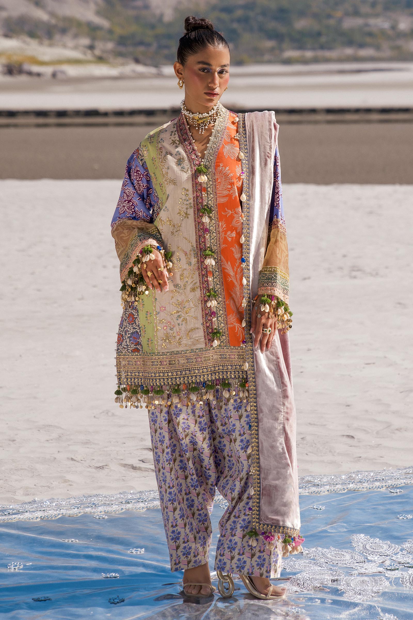 Sana Safinaz Winter Shawl | S241-006B