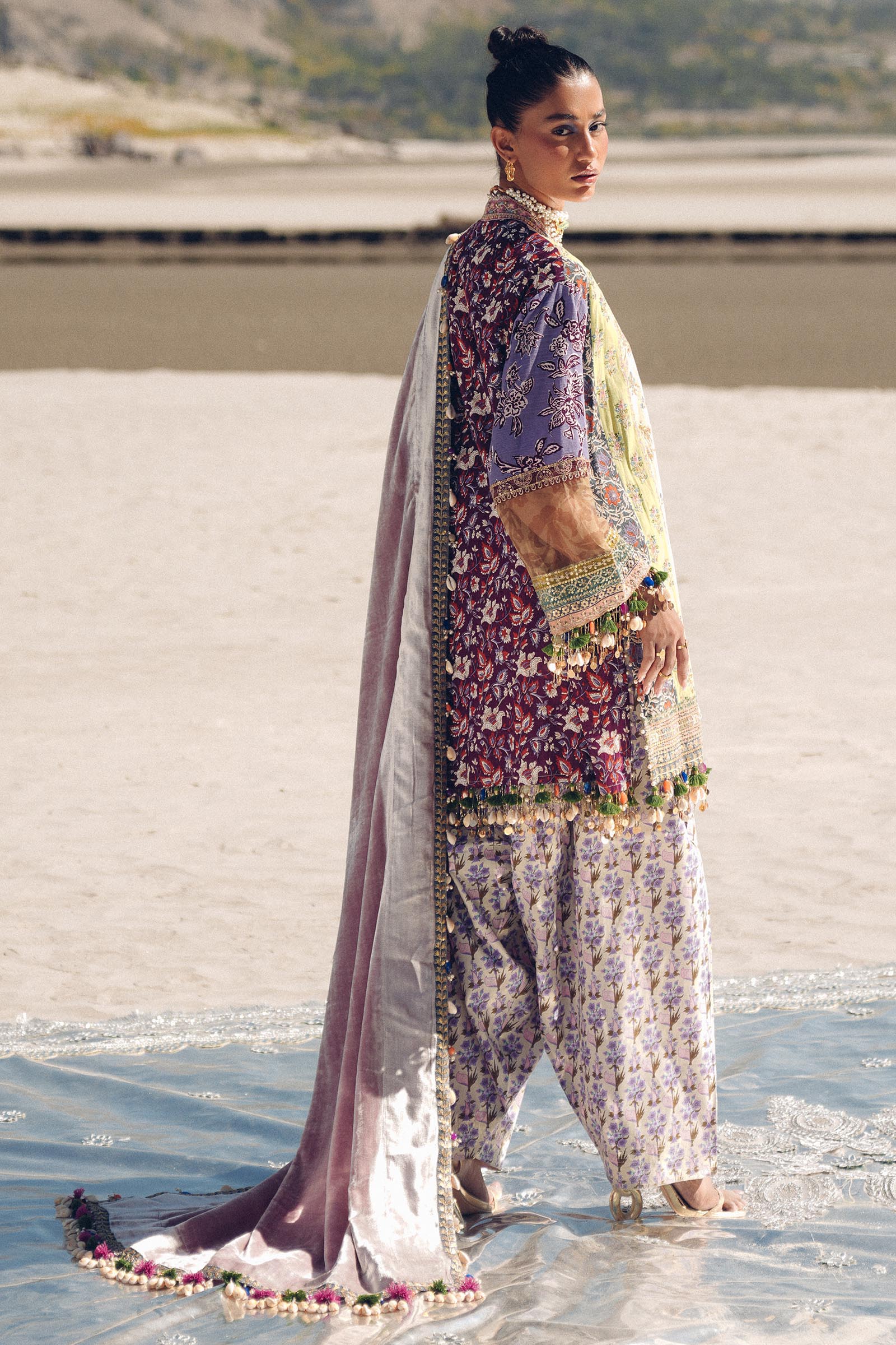 Sana Safinaz Winter Shawl | S241-006B - Image 2