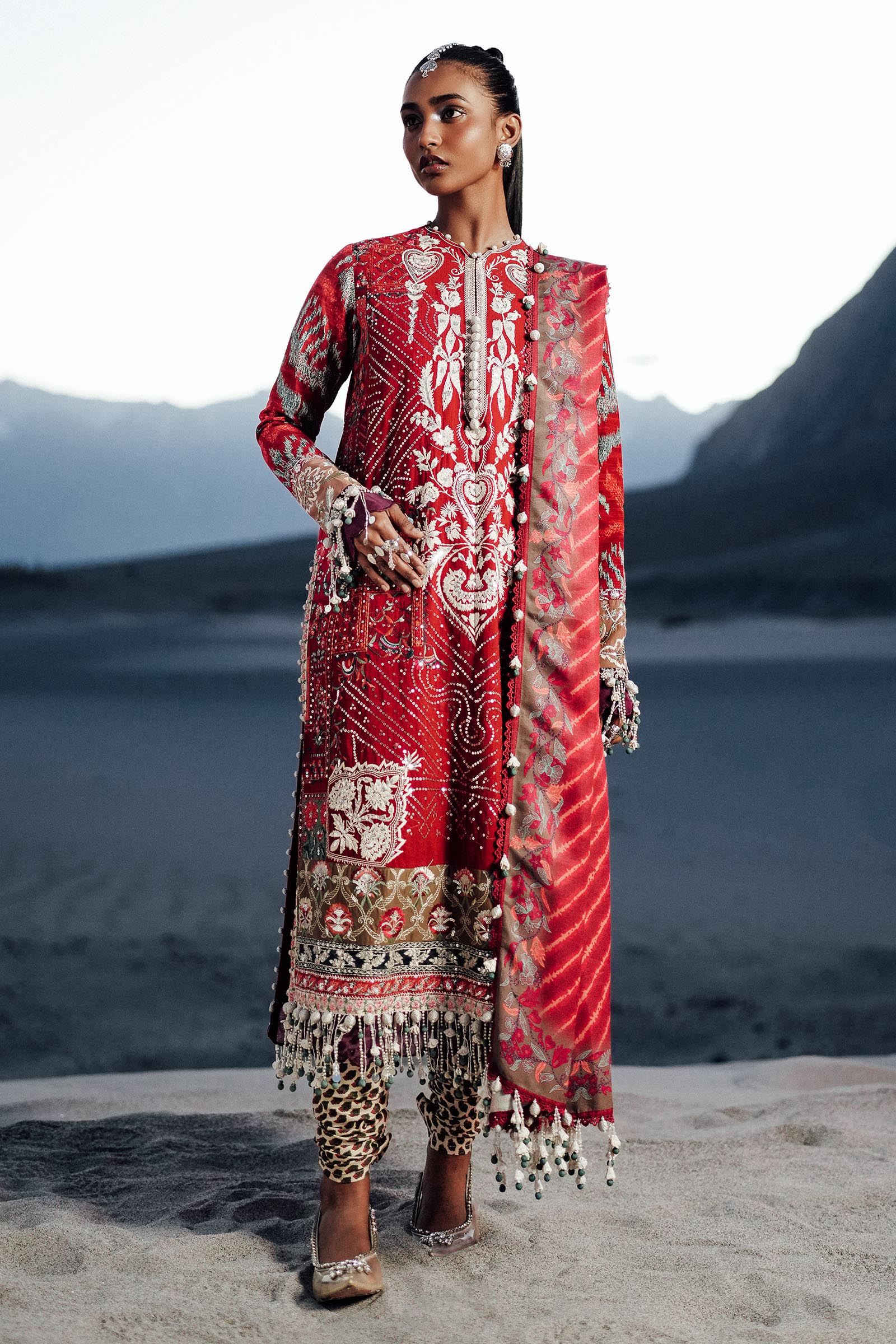Sana Safinaz Winter Shawl | S241-007A - Image 3
