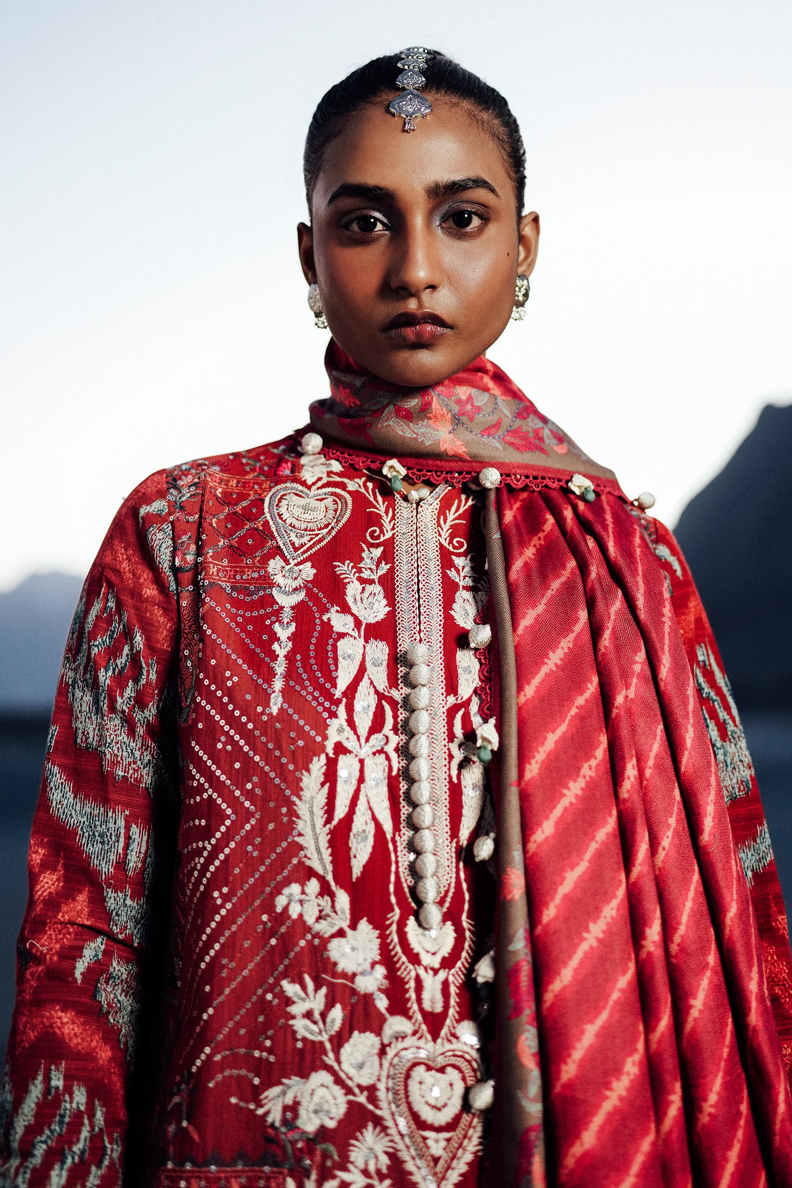 Sana Safinaz Winter Shawl | S241-007A - Image 4