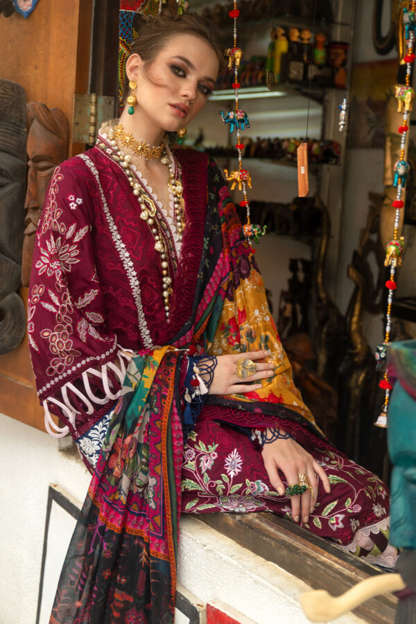 Alternative view of Annus Abrar Luxury Lawn 2026 || Melia