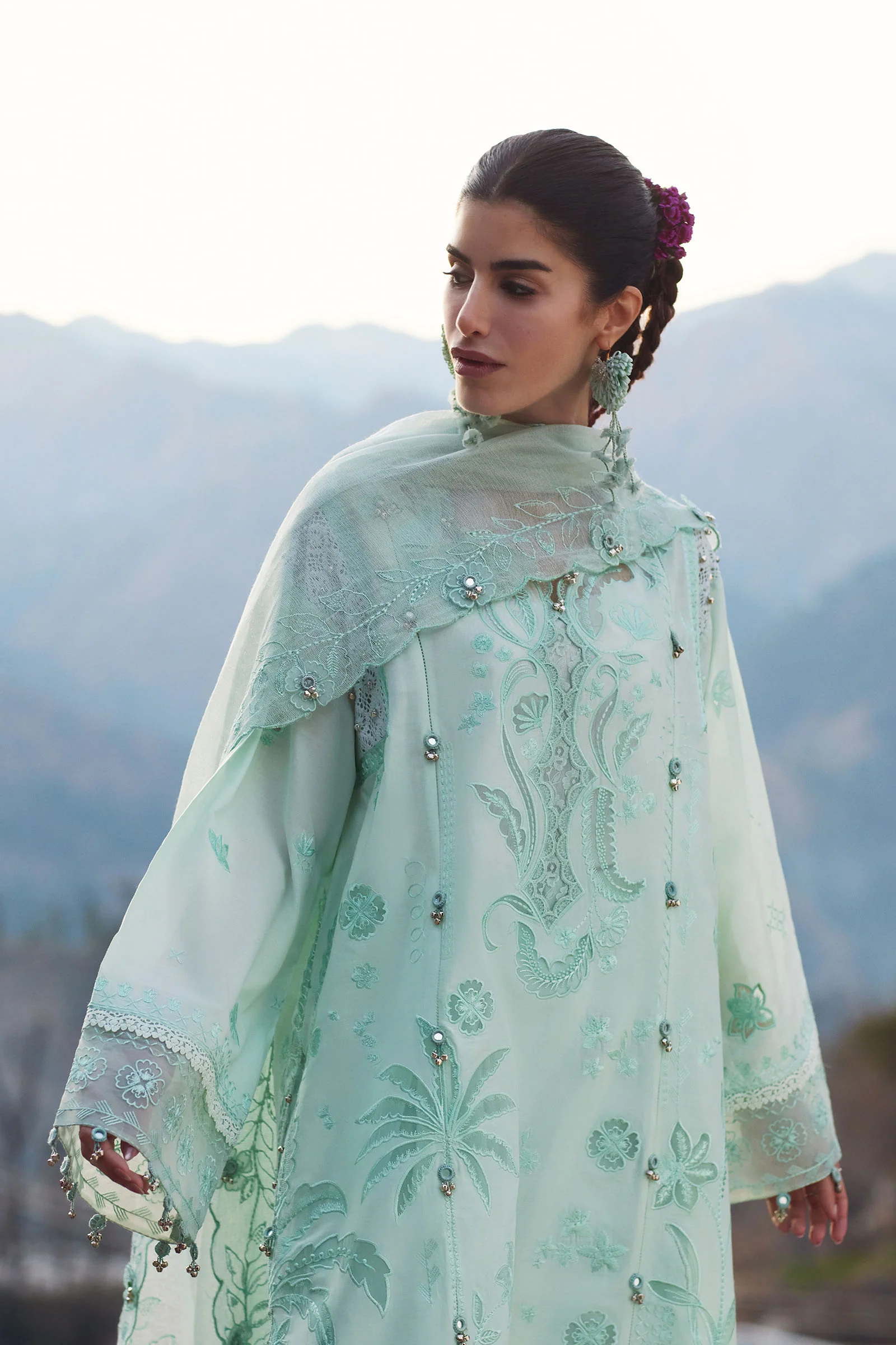 Zaha Summer Lawn Collection 2026 || ZL26-09 A - Image 5