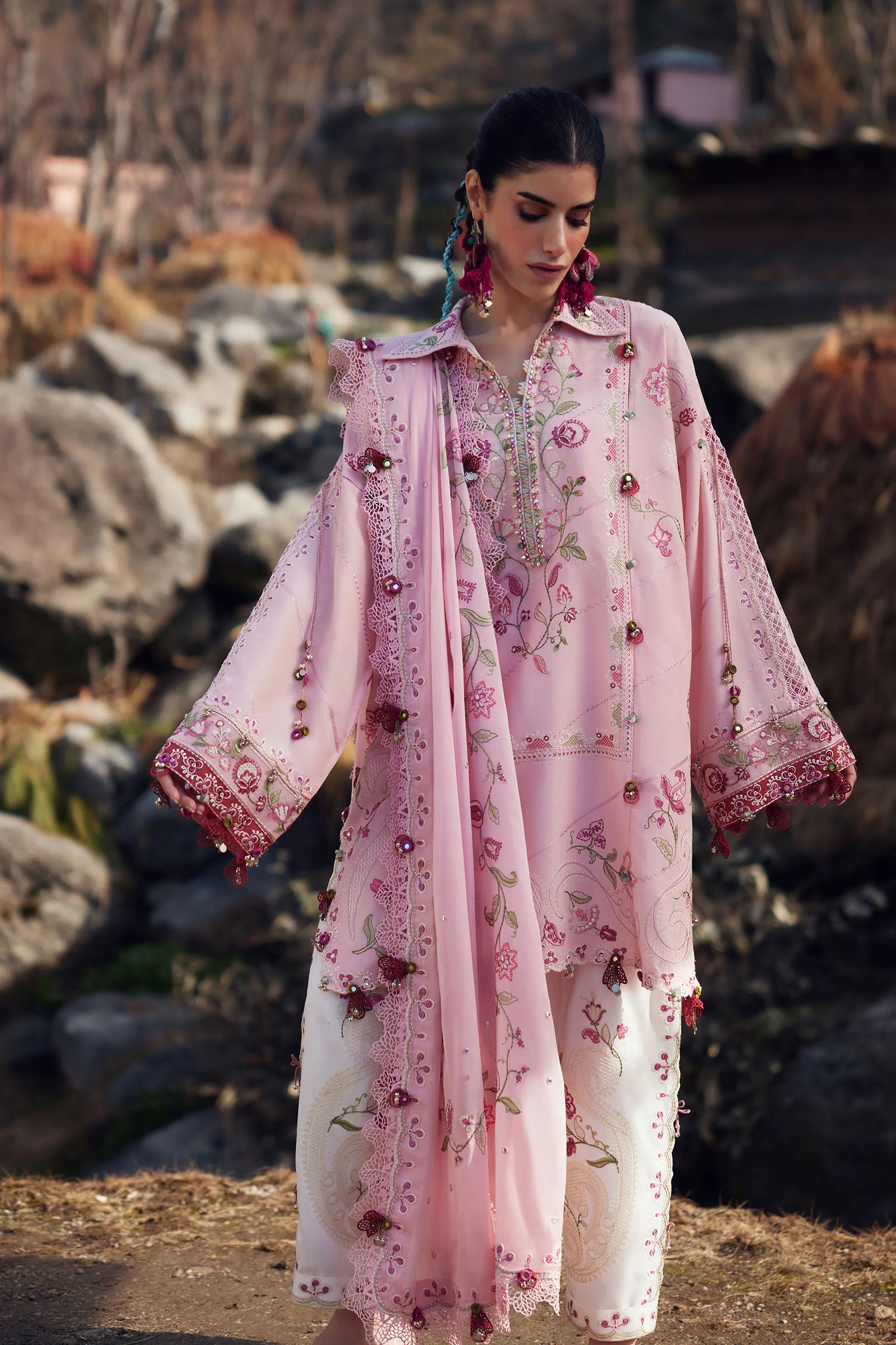 Zaha Summer Lawn Collection 2026 || ZL26-06 B - Image 3