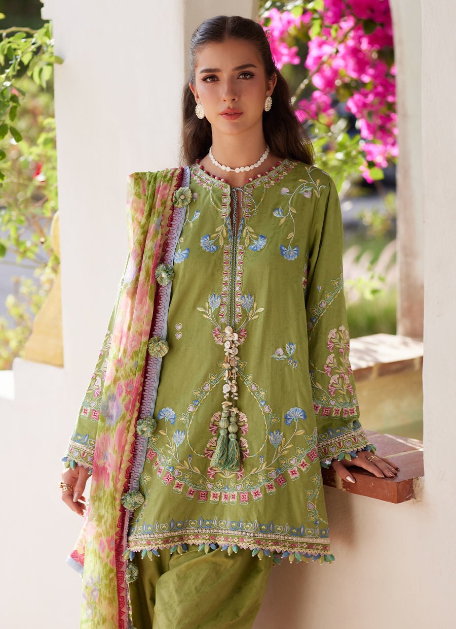 Farah Talib Aziz Luxury Lawn 2026 | Carmen Kiwi