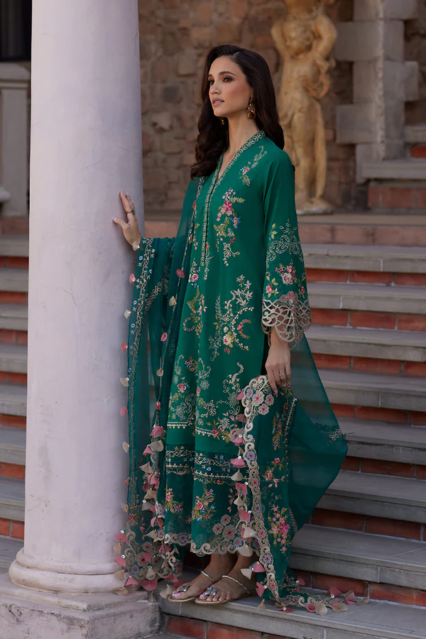 Nida Azwer Luxury Lawn 2026 || Lush Haven - Image 4