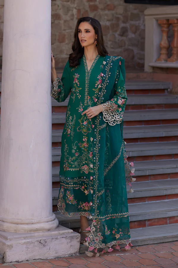 Nida Azwer Luxury Lawn 2026 || Lush Haven - Image 3