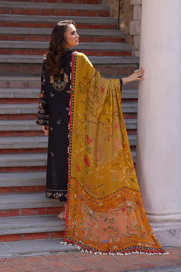 Nida Azwer Luxury Lawn 2026 || Amber Glaze - Image 3
