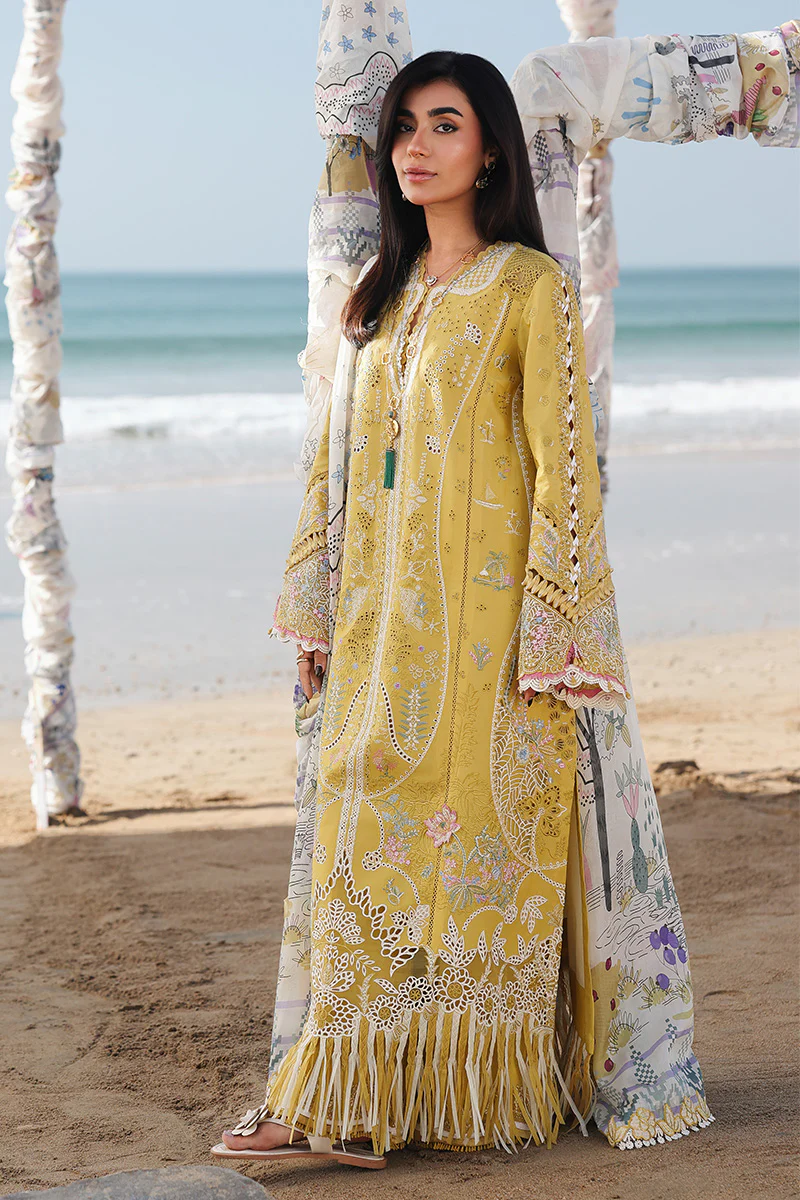 Sahil Luxury Lawn '26 by Qalamkar || SA-07 HIRA - Image 3