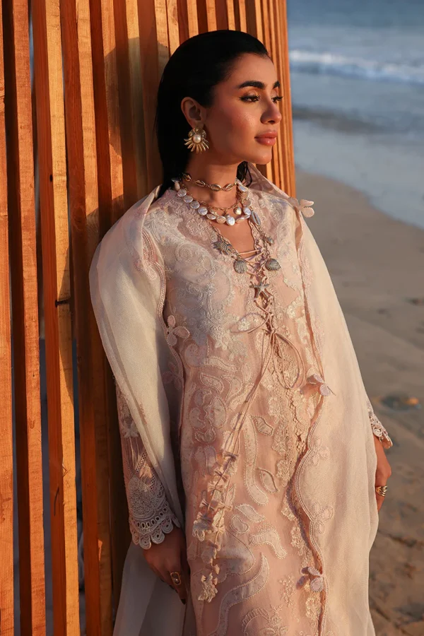 Alternative view of Sahil Luxury Lawn '26 by Qalamkar || SA-06 MAHUR