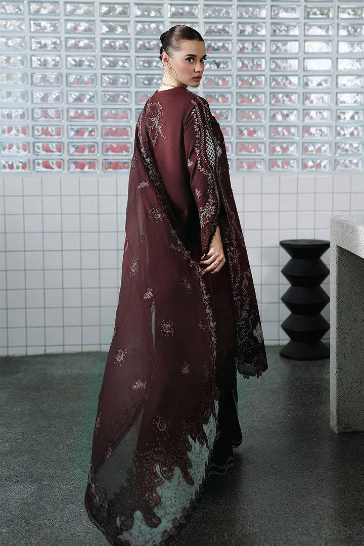 Qalamkar Chikankari Collection for EID || CM-01 ESHAL - Image 4