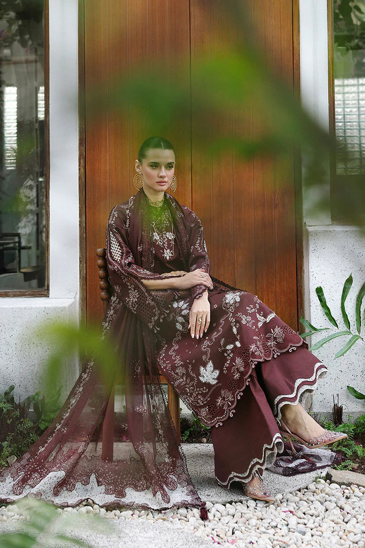 Qalamkar Chikankari Collection for EID || CM-01 ESHAL - Image 5