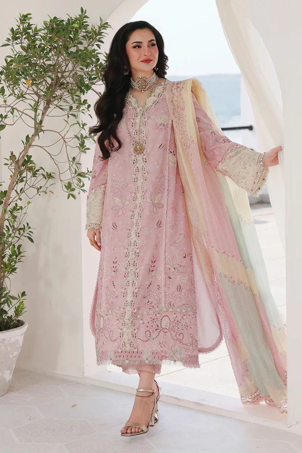 Alternative view of Sahil Luxury Lawn '26 by Qalamkar || SA-09 HANIYA
